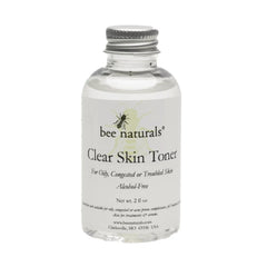 Clear Skin Toner – Alcohol - Free Toner with Natural Glycolic & Salicylic Acids, Tea Tree Oil & Rose Distillate for Oily, Acne - Prone Skin - Bee Naturals