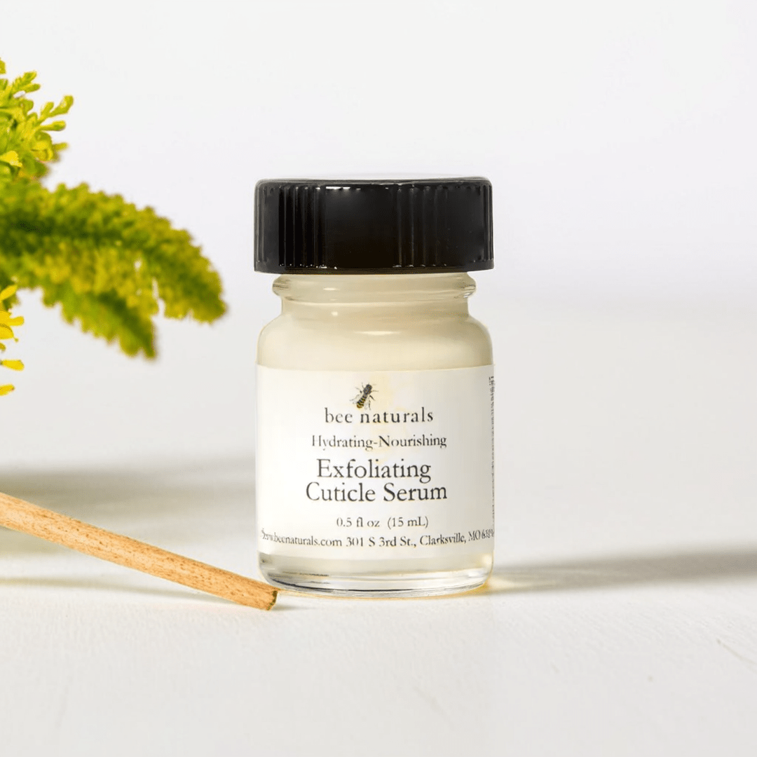 Exfoliating Cuticle Serum Hydrating & Nourishing – AHAs, BHAs, & Vitamin C - Infused Serum for Smoother, Healthier Cuticles - Bee Naturals