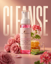 Mild Rose Geranium Foaming Facial Cleanser