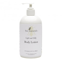 Light & Silky Body Lotion – Non - Greasy, Long - Lasting Hydration with MCT Oil & Glycerin, Gentle for All Skin Types, 16 oz - Bee Naturals