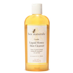Liquid Honey Skin Cleanser – Gentle Castile Soap with Honey, Deep Hydration & Antioxidants for Radiant Skin, Suitable for All Skin Types, 16 fl oz - Bee Naturals