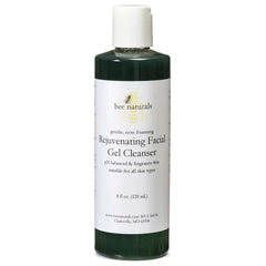 Rejuvenating Gel Cleanser with Fruit Acids | pH - Balanced, Non - Foaming & Fragrance - Free | 4 fl oz - Bee Naturals