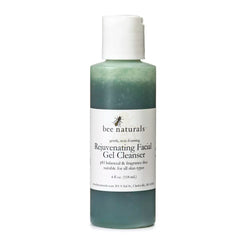 Rejuvenating Gel Cleanser with Fruit Acids | pH - Balanced, Non - Foaming & Fragrance - Free | 4 fl oz - Bee Naturals