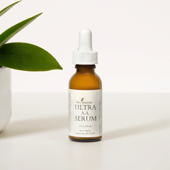Ultra AA Serum - Advanced Anti - Aging & Brightening Formula | 15% Stabilized Vitamin C, Ferulic Acid, & Hyaluronic Acid | Hydrating & Gentle | 1 fl oz - Bee Naturals