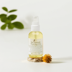 Women’s Shaving Oil - Ultra - Rich Oils for Smooth Shaving | Protects Against Razor Burn & Irritation | Pink Grapefruit Scent | Travel - Friendly 2.8 fl oz - Bee Naturals