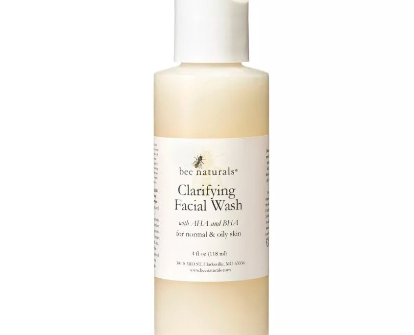 Clarifying Facial Wash With AHA & BHA - Bee Naturals Store