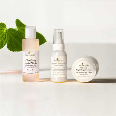 3-Step Skincare System for Oily, Congested, Acneic Skin