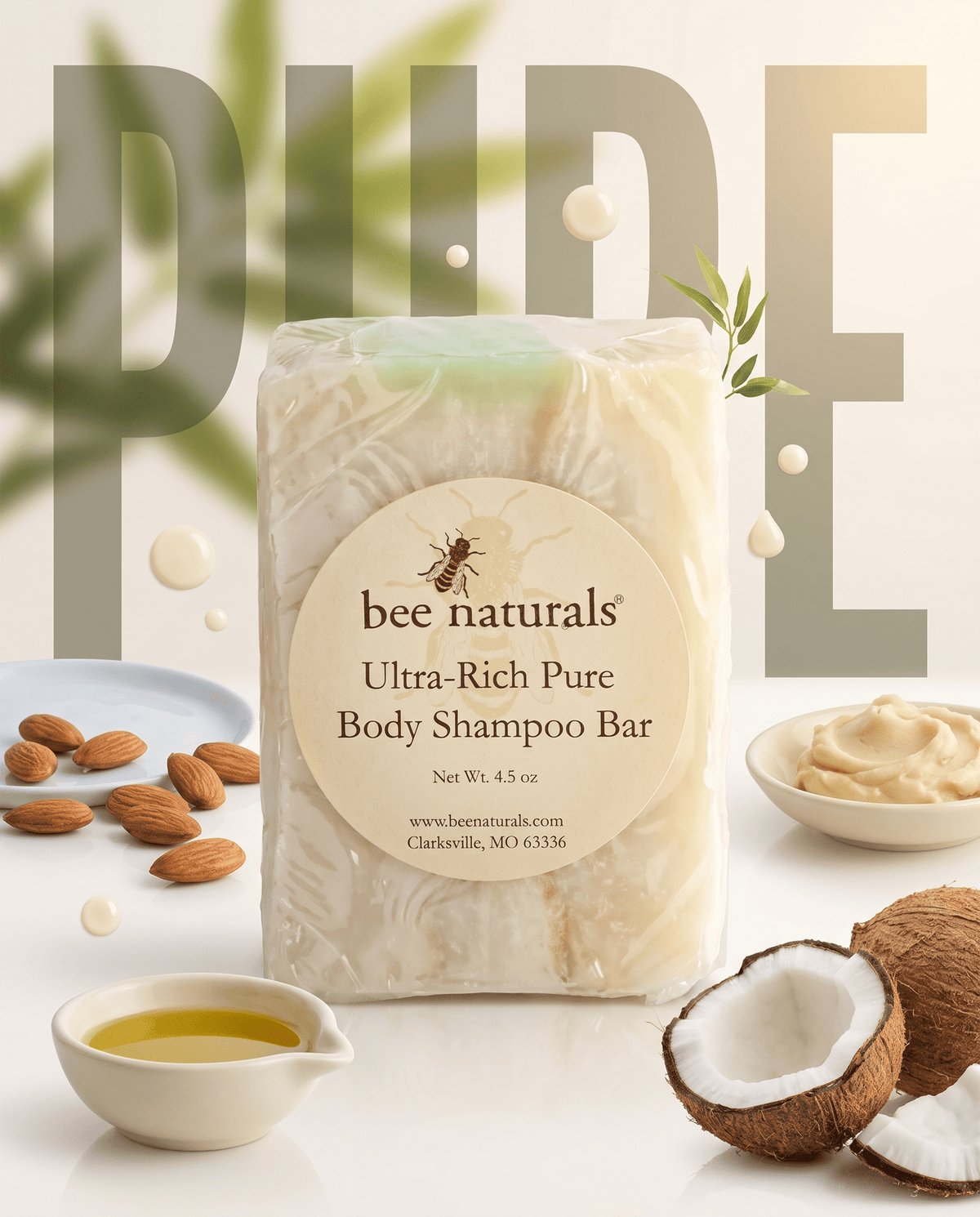 Ultra-Rich Pure Body Shampoo Bar