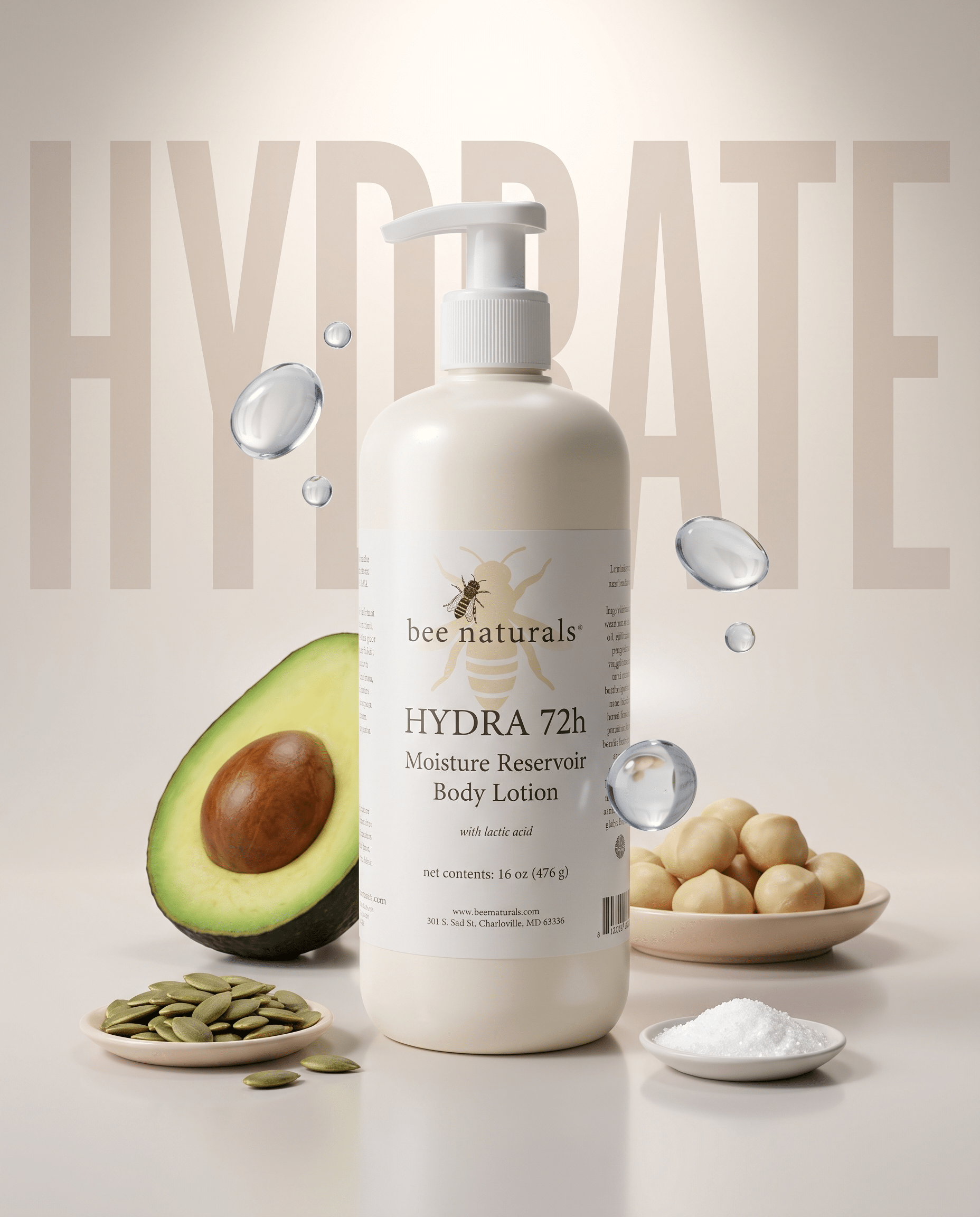熟酵Lotion DX 2本 & Perfect HariColla Cream Hydra 72H Moisture Reservoir Body Lotion, 16 oz