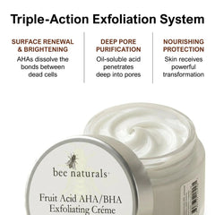 Fruit Acid AHA/BHA Exfoliating Crème