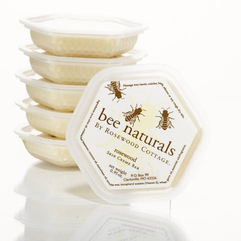 Bee Naturals Skin Crème Bar – Portable Solid Moisturizer with Coconut Oil, Beeswax & Vitamin E | 2 oz | Long - Lasting Hydration for Dry Skin - Bee Naturals