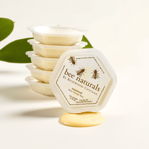 Bee Naturals Skin Crème Bar – Portable Solid Moisturizer with Coconut Oil, Beeswax & Vitamin E | 2 oz | Long - Lasting Hydration for Dry Skin - Bee Naturals