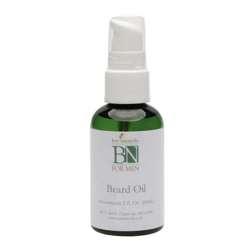BN For Men Beard Oil – Nourish, Condition, and Tame Facial Hair with Rice Bran Oil, Argan Oil, and Sweet Orange Oil – 2 oz - Bee Naturals