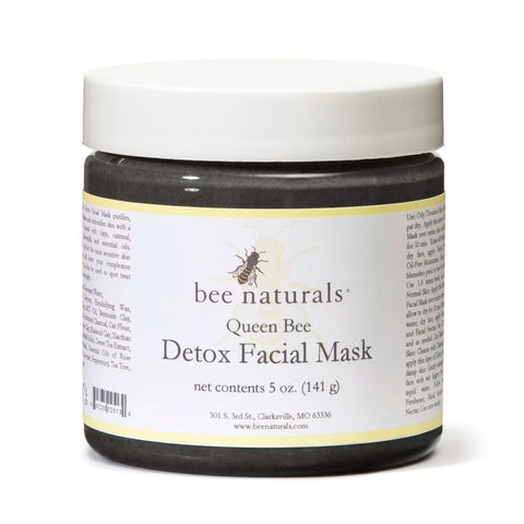 Detox Facial Mask – Radiant Skin Detox with Purifying Clays, Oatmeal & Green Tea for Glowing, Healthy Complexion - Bee Naturals