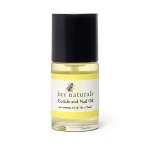 Nail & Cuticle Oil 0.5 oz - Heals Cracked Nails & Rigid Cuticles. Deep moisture for nails and cuticles. Contains rich avocado and castor oils. Massage into nails and cuticles. - Bee Naturals