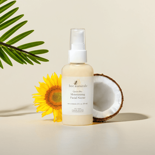 Queen Bee Moisturizing Facial Nectar – Natural Hydration & Protection for Face and Neck, Anti - Aging Formula, Radiant Glow, Suitable for All Skin Types - Bee Naturals