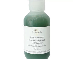 Rejuvenating Gel Cleanser with Fruit Acids | pH - Balanced, Non - Foaming & Fragrance - Free | 4 fl oz - Bee Naturals