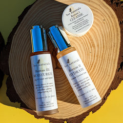 Restore Skin Care System – 3 - Step Complete Solution for Hydration, Anti - Aging & Radiant Skin | 45 Premium Ingredients | 2.5 fl oz (74mL) - Bee Naturals