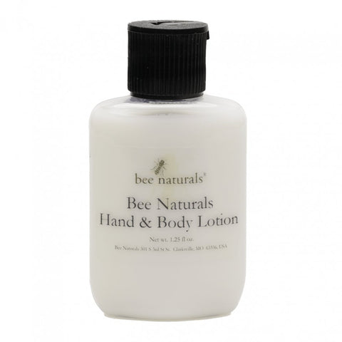 Travel - Size Hand and Body Lotion - Fragrance - Free | Lightweight, Non - Greasy Hydration | TSA - Approved & Fabric - Safe | 1.25 oz - Bee Naturals