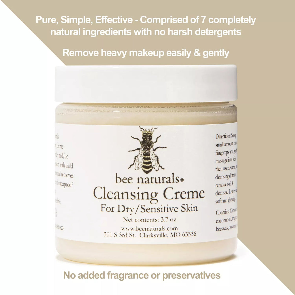 Queen Bee Cleansing Crème - Bee Naturals Store