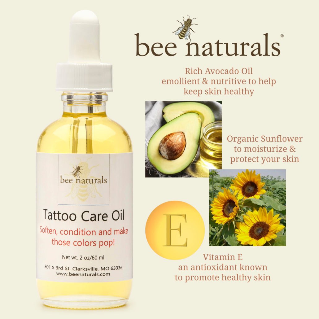 Tattoo Care Oil - Bee Naturals Store